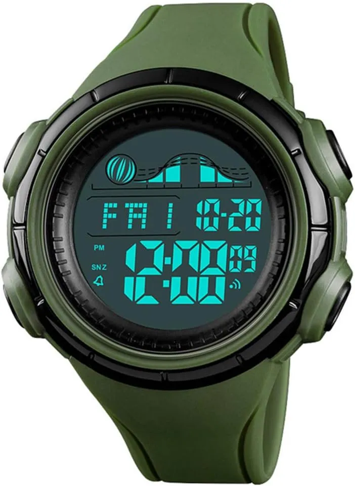 chronological port Men's Sports Outdoor Watch Men Multi-Functional Alarm Clock Countdown Backlight Waterproof Digital Watch MASTOP 