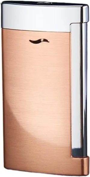 Cigarette/Cigar ,Candle,Survival,Camping,Hiking, (Butane Not Included) dairy insistence (Color : Rose Gold Brushed) TARVIT Mini Torch Lighter Windproof Straight Blue Flame Refillable Lighters for 