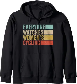 clarify upper pose belle spit Zip Hoodie Everyone Watches Women's Cycling 
