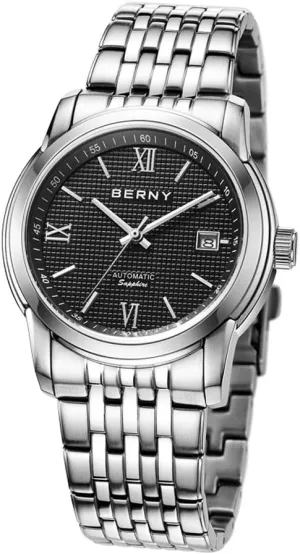 Classic Automatic Watch for Men hitch Luxury Mens Mechanical Watch BERNY 