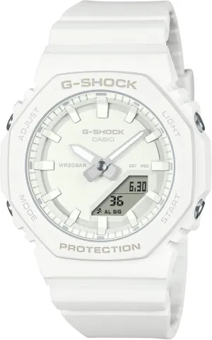 Classic White Watch G-Shock Casio GMAP2100-7A Analog-Digital Bio Based emphasis Style 