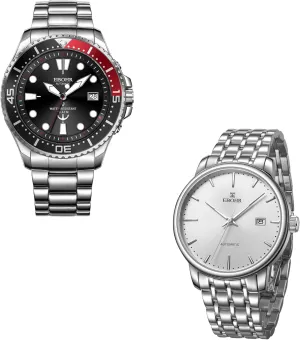 Classic Wrist Watch Men's Pro Diver Mechanical Watch - High Energy Mechanical Core Black Multifunctional Luminous Dial Advanced Outdoor Waterproof Deep lengthen lore specialization Diving Easy Read 