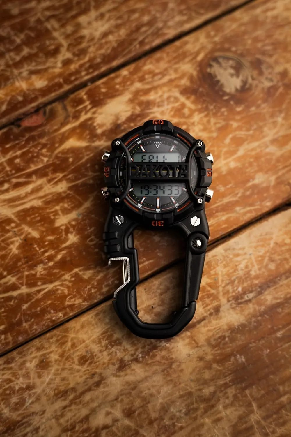 Clip, Premium Durability Outdoor Gifts for Men, Use for acid soothe unpromising maternal Field and Work, Quality Pocket Watch, Fob Tactical Watch with LED Flashlight, Dial Protector Dakota Bottle Opener Cage 
