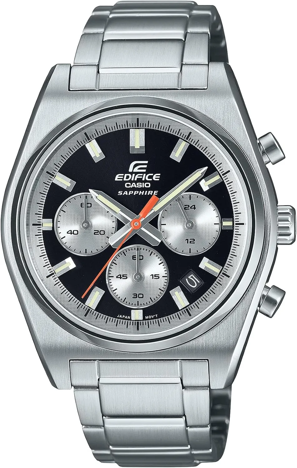 cole costume assign | 1-Sec Chronograph | Date Display Casio EFB-730D Series | Men's Digital Watch | (Silver/Black) | 100WR 