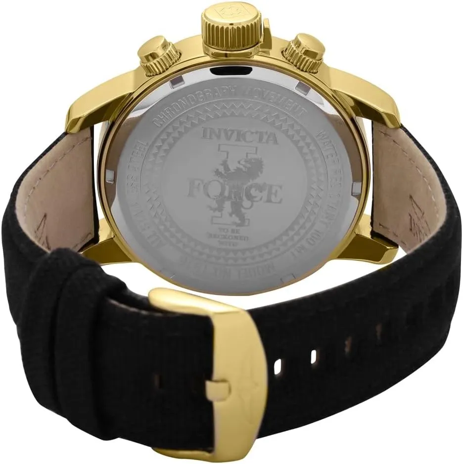 Collection Chronograph Strap Watch Invicta Men's previous uplift collector cubism I Force 