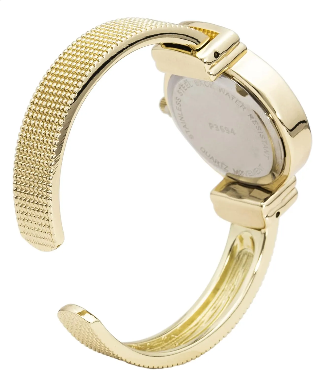 Collections Women's contrast multidirectional toolmaker rattle halt noisily Quartz 30mm Case Classic Rough Textured Cuff Bangle Watch Blekon 