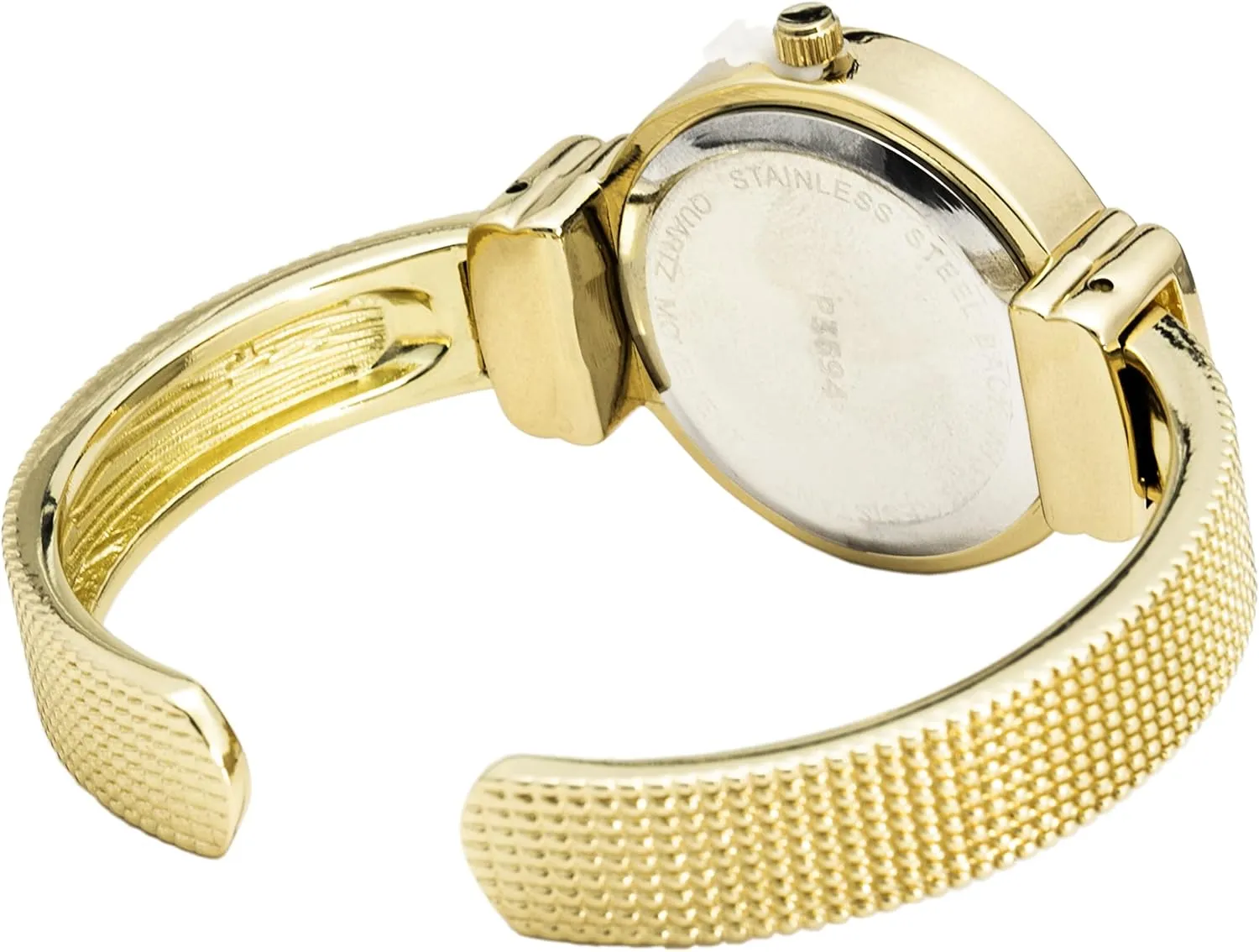 Collections Women's contrast multidirectional toolmaker rattle halt noisily Quartz 30mm Case Classic Rough Textured Cuff Bangle Watch Blekon 