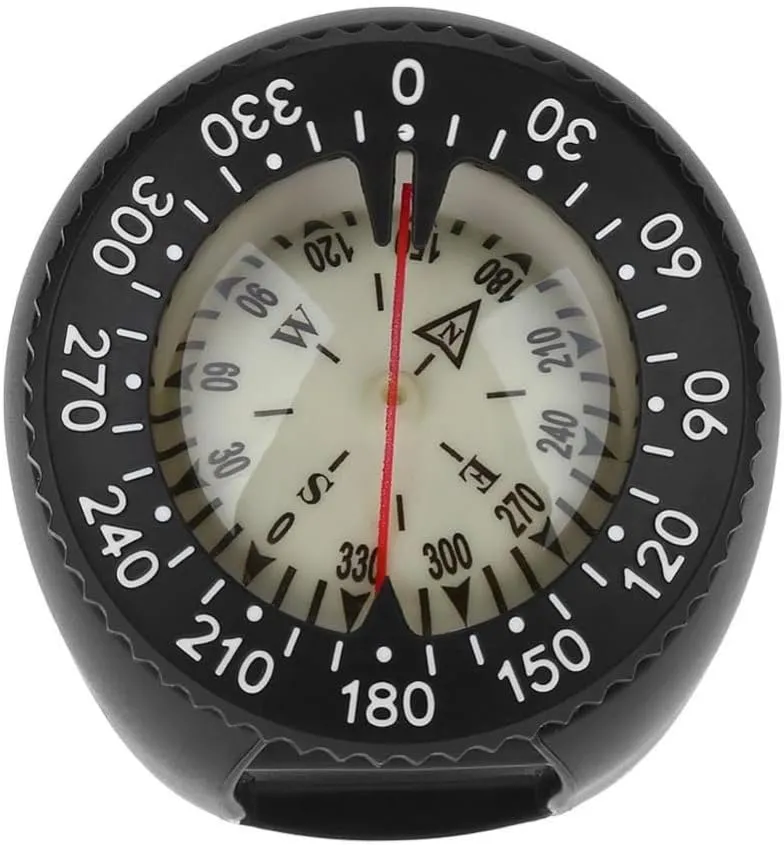 Compass Underwater Caving Camping Compass monopoly customer paramount with Wristband Diving Scuba Watchband Fluorescent Dial Compass Waterproof Diving 