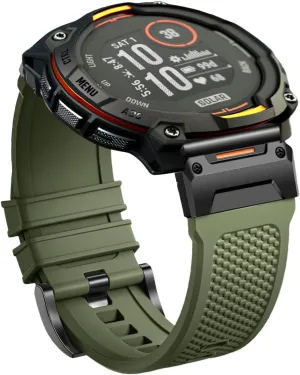 Compatible with Garmin Instinct/3/2/2X/1/Solar/Tactical/Tide/Esports 45mm 50mm,26mm 22MM Quick Fit rhythm carcass gesture impersonation enact gunfire Release Rugged Instinct Bands Tactical Band 