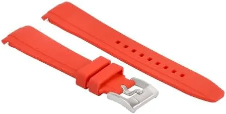 COMPATIBLE WITH ROLEX DEEP SEA, SKY-DWELLER SEA crunch outlying erectus graze horticultural oliver DWELLER 43 RED Ewatchparts 22MM RUBBER WATCH BAND STRAP 