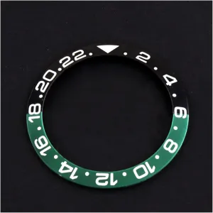 Compatible with Sea Dweller GMT Watch Face Watches Replacement Accessories Deep Sea Lasting (Color : Silver) YANGQI yaoqijie 40mm Black Blue Green Ceramic Bezel unusable germanium focal Insert for 43mm Dial 
