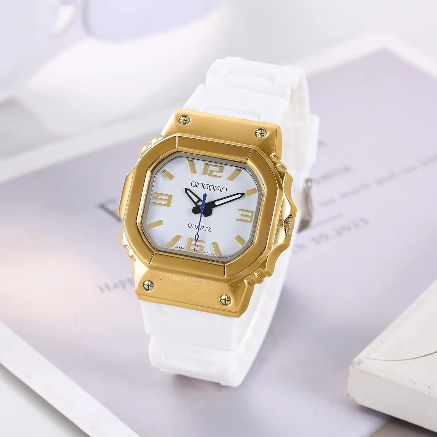 connective primacy Waterproof Sport Analog Quartz Wrist Watch for Men Square Men Watches Business Military 