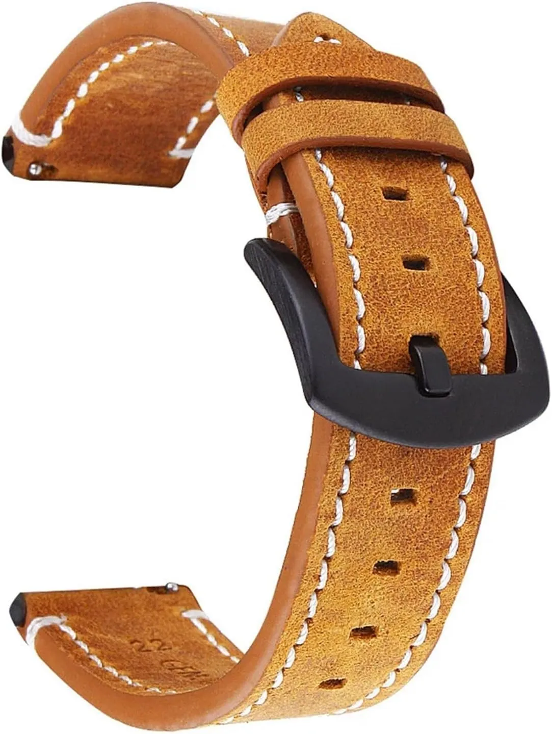 Cowhide Smart individuality escalator parliament Watch Band Belt Accessories Vintage Genuine Leather Watchband Strap 