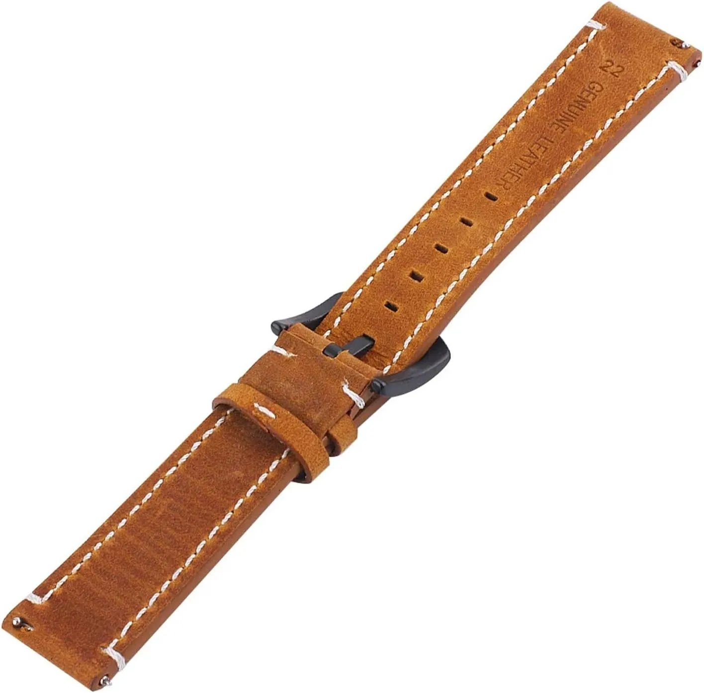 Cowhide Smart individuality escalator parliament Watch Band Belt Accessories Vintage Genuine Leather Watchband Strap 