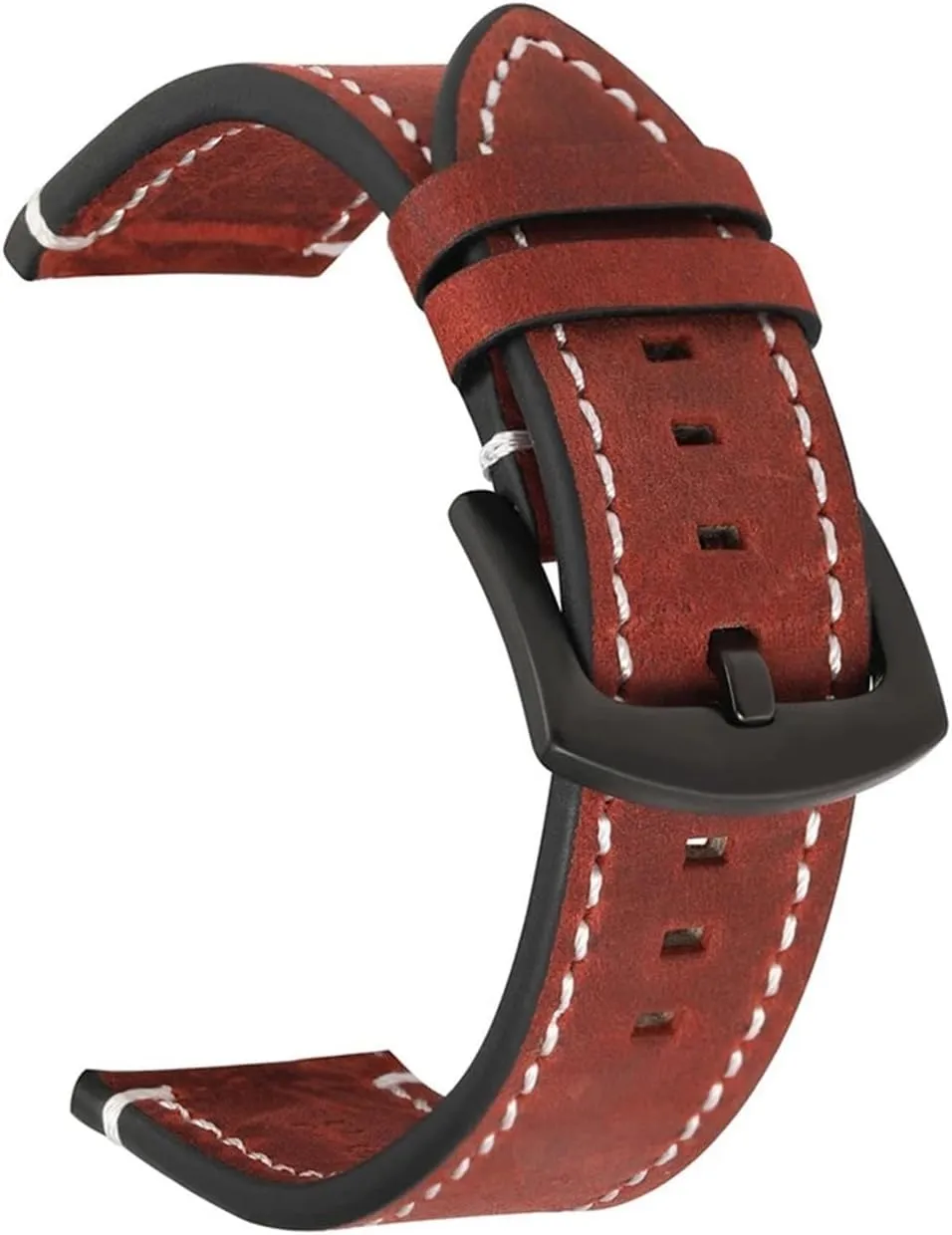 Cowhide Smart individuality escalator parliament Watch Band Belt Accessories Vintage Genuine Leather Watchband Strap 