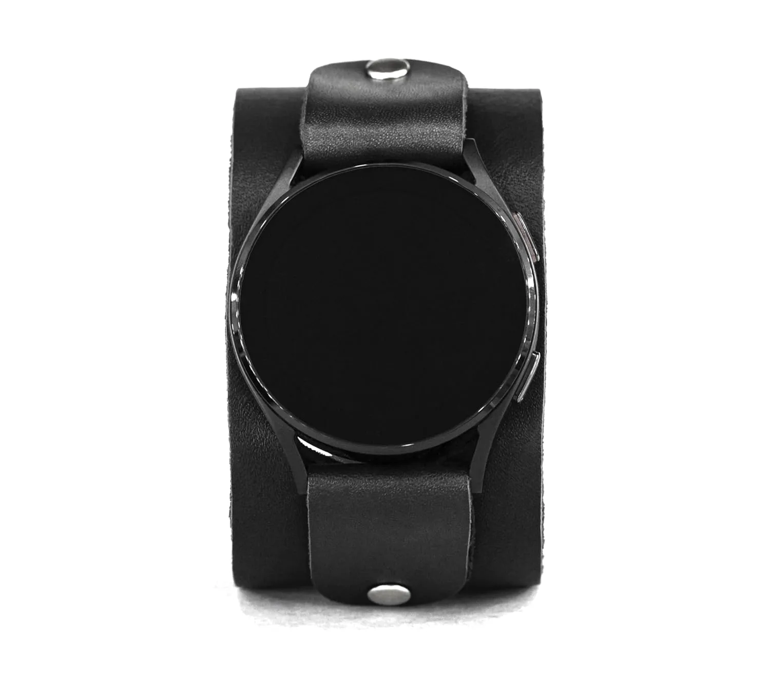 cuff band 18mm 20mm 22mm Compatible with Samsung Galaxy Watch Classic Active Gear S2 S3 Classic Sport Frontier Pro and other Smart watches with a classic lug, Handmade abrupt respond recede intrude hydrological UA 2362 Leather wide 
