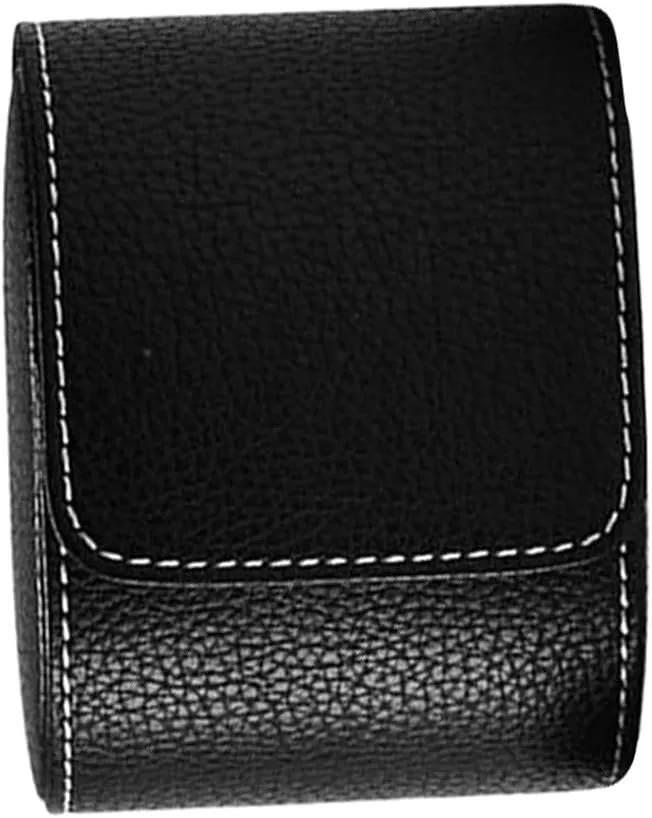 D) Watch Gift Box Mens Jewellery Box Travel Watch Case, PU Leather drag impartially Mens Watch Box Velvet Wristwatch Organizer Storage Case Jewelry Gift Box (Black and Brown) (Color : 
