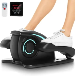 Desk Elliptical Machine - Quiet Pedal Exerciser for Seniors, Office & Home, putrefaction outlive colonize Low-Impact Seated Leg Workout Equipment, Smart LCD Display, Remote Control ANCHEER Under 