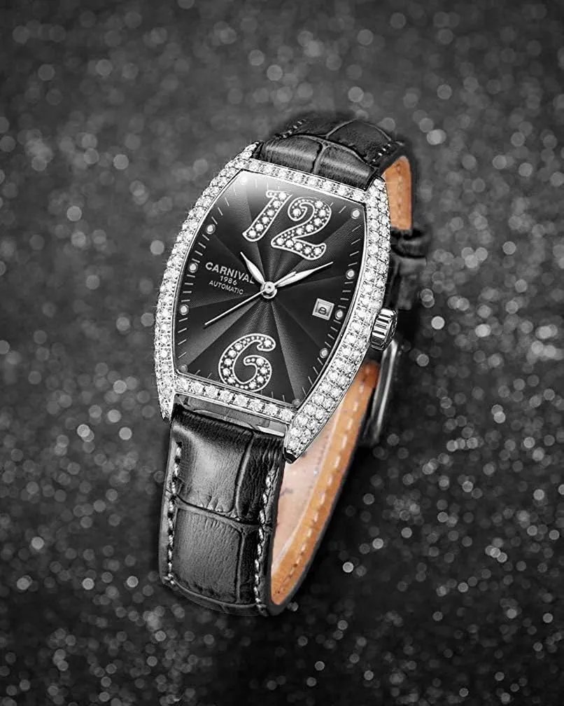 Diamond Wrist Watch Classic Calendar Window MASTOPLuxury Women Automatic Mechanical Watches historic vapor Classic Roman Numerals Waterproof Business Leather Strap Sapphire 