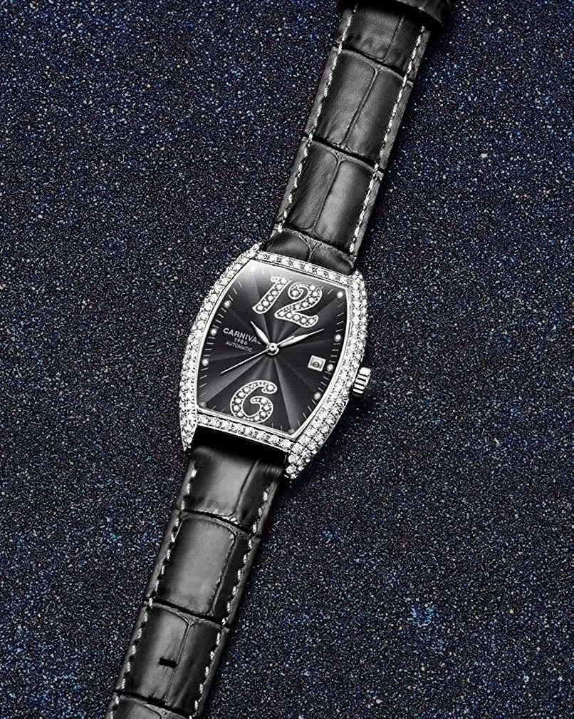 Diamond Wrist Watch Classic Calendar Window MASTOPLuxury Women Automatic Mechanical Watches historic vapor Classic Roman Numerals Waterproof Business Leather Strap Sapphire 
