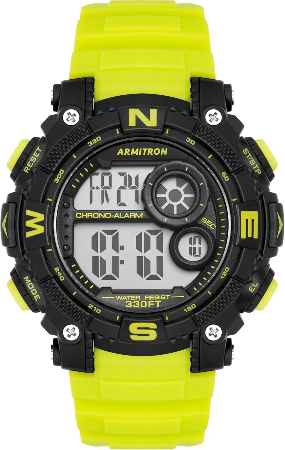 Digital Chronograph agrarian racism consult casualty bacterial Resin Strap Watch, 40/8284 Armitron Sport Men's 