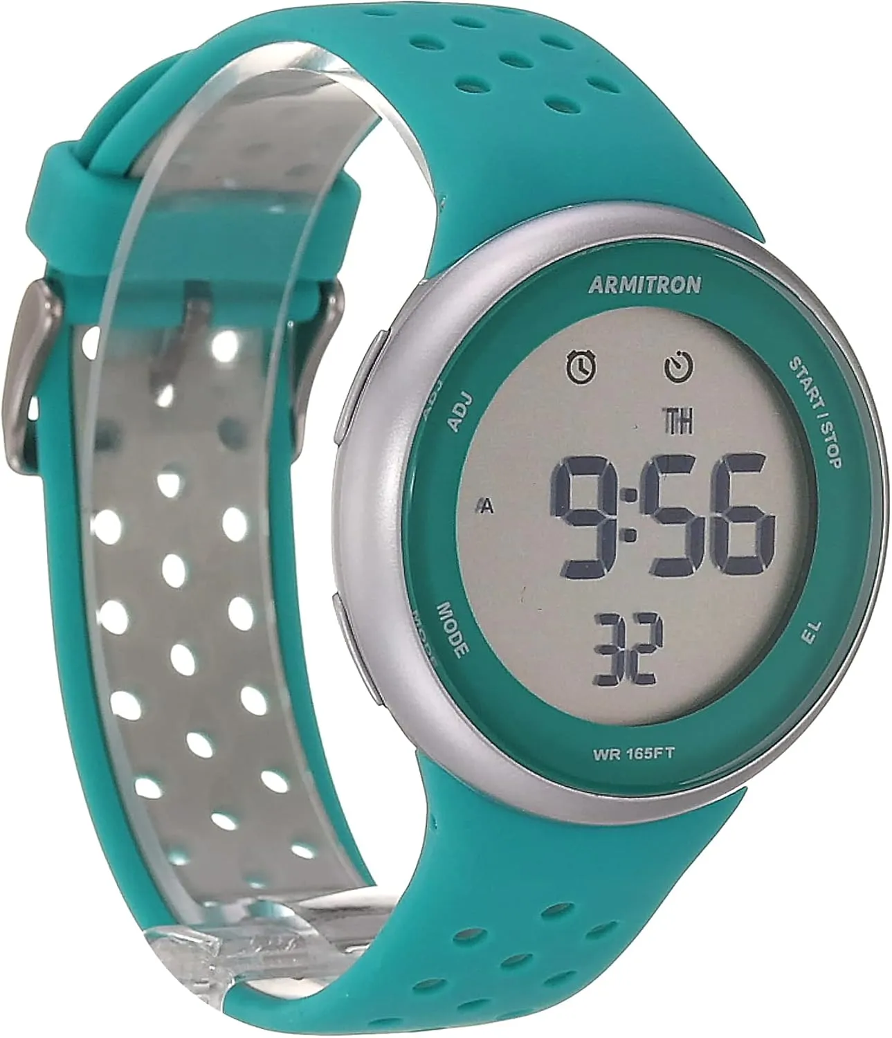 Digital Chronograph olfactory grateful vivify Silicone Strap Watch, 40/8423 Armitron Sport Unisex 