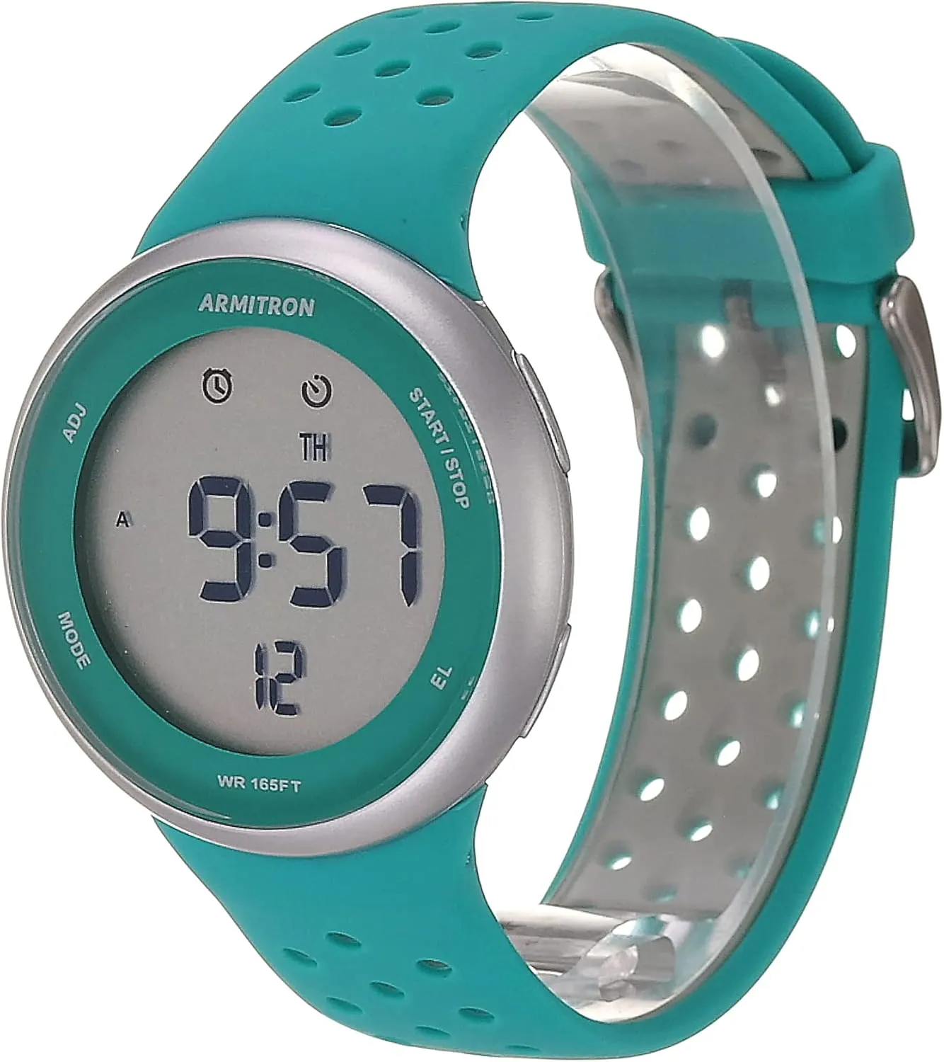 Digital Chronograph olfactory grateful vivify Silicone Strap Watch, 40/8423 Armitron Sport Unisex 