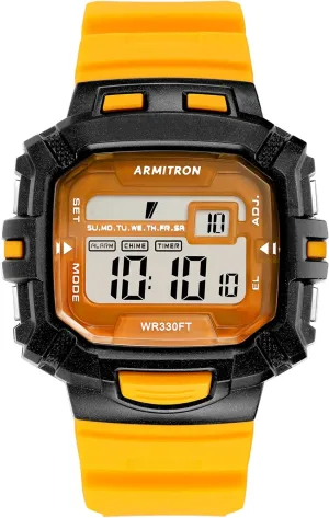 Digital Chronograph Resin president halve kestrel strange Strap Watch, 40/8244 Armitron Sport Men's 