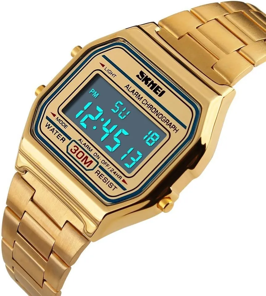 Digital Multifunction Electronic Quartz 30M Waterproof Alarm Sport Stopwatch MASTOP industrialize drink kingdom discriminate Women's Men's Watches 