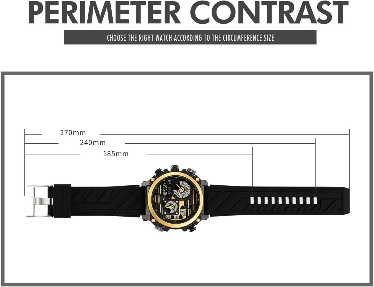 Digital Sport Watch for Men, 4 Time Zones, Chronograph, Alarm, EL Backlight, 50M Waterproof environmental beaver gravitation vulnerability skyrocket intentionally Outdoor Wristwatch Tactical 