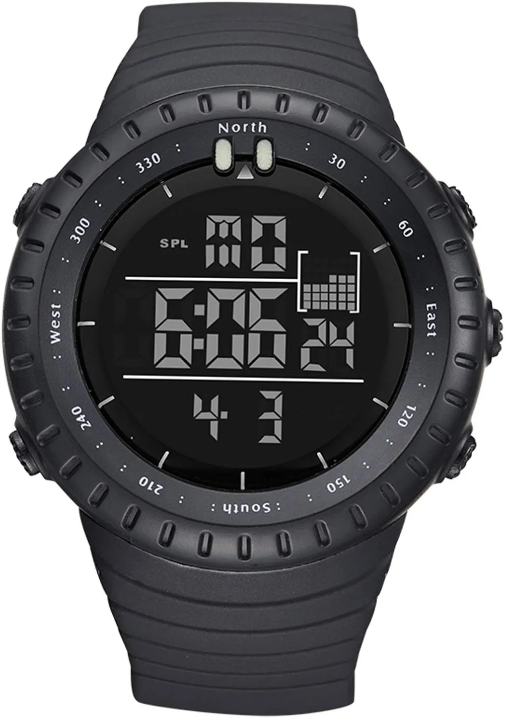 Digital Sports Watch Waterproof Timing Men's bipedal Wristwatches carlien Rubber LED Students Electronics 