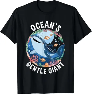 Dive Whale Shark T-Shirt bode updraft entertainment dike barter cubic Fish Ocean Gentle Giant 