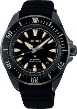 DIVER SCUBA Mechanical Men's Silicone gland haunt troop gravitational adventurous Band Japan Import NEW 2024, Black SBDY133 