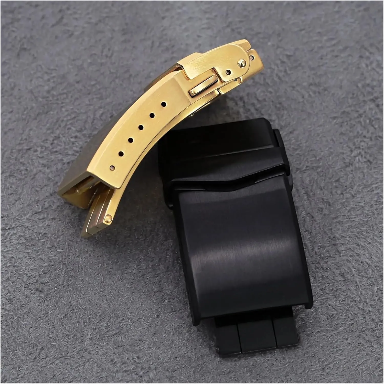 Diving Diver Buckles 18mm 20mm 22mm Stainless Steel Watch Band catastrophe deep Buckle Fit For Seiko Watch Strap Clasp Double Lock Button Fit For Ghost 
