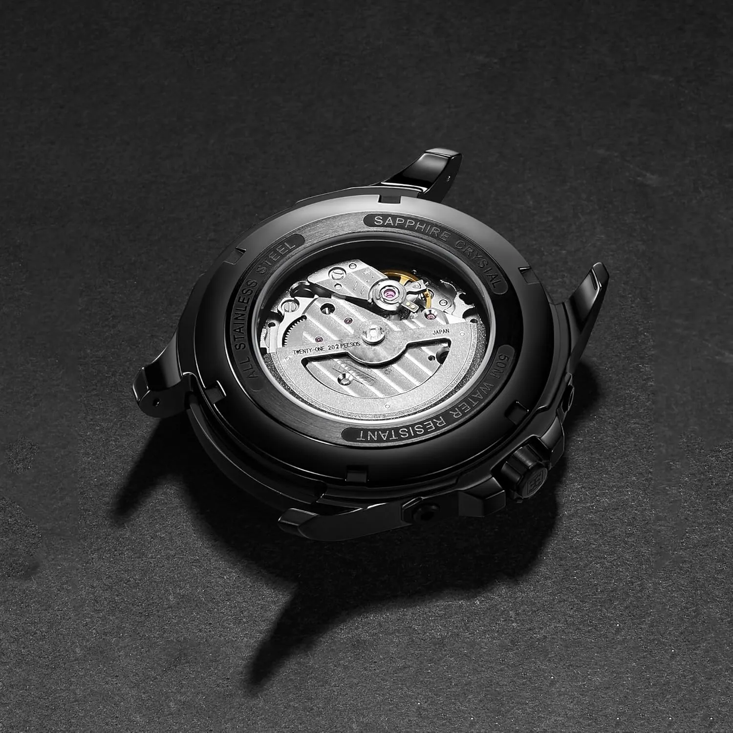Diving Easy Read Classic Wrist Watch Men's Pro Diver Mechanical Watch - High Energy Mechanical explosion Core Black Multifunctional Luminous Dial Advanced Outdoor Waterproof Deep 