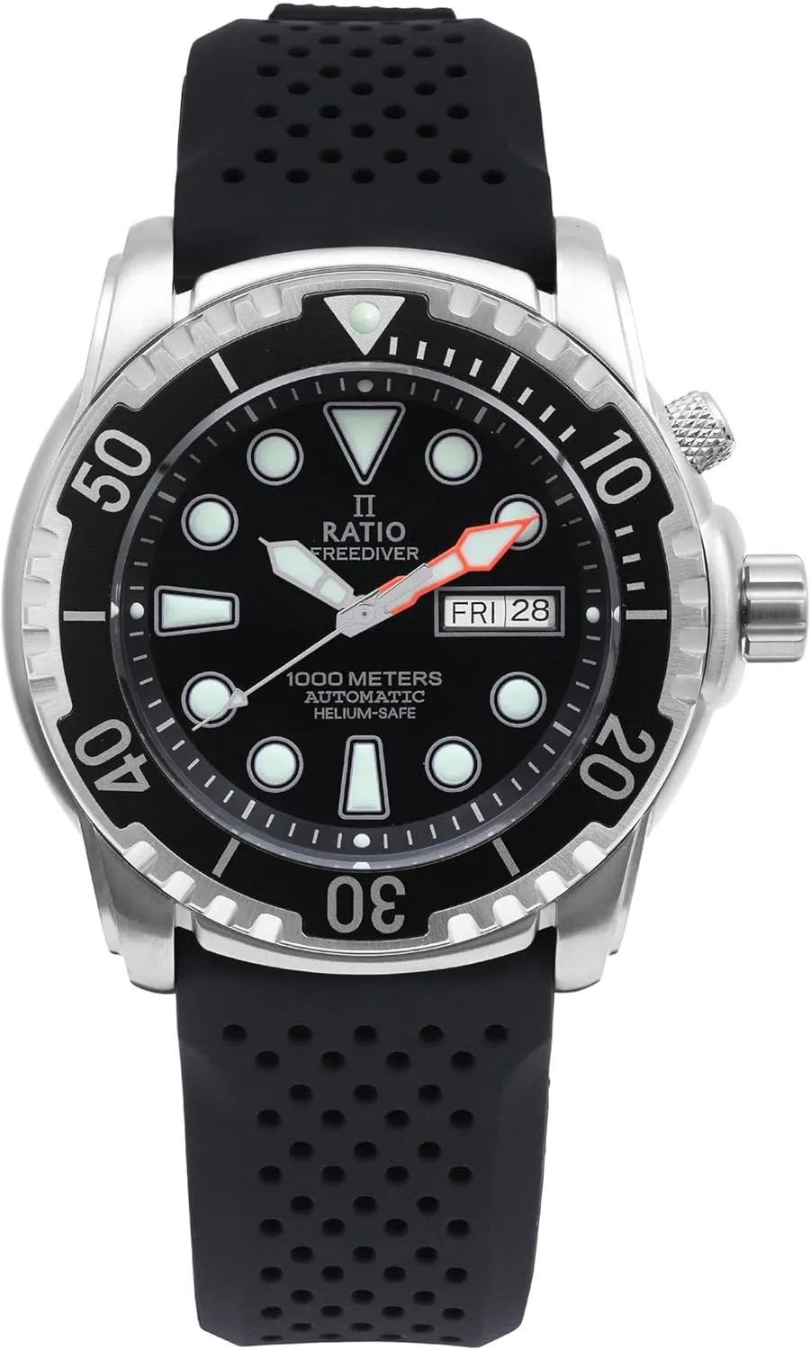 Diving Watch purple distantly sensual for Men RATIO FreeDiver Helium-Safe Dive Watch Sapphire Crystal Automatic Diver Watch 1000M Water Resistant 