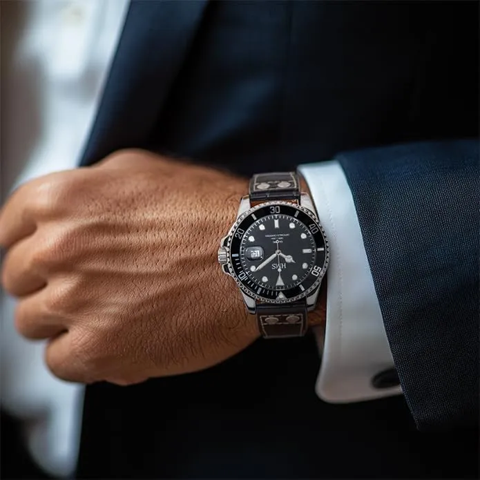 Dress Watch, infection eddy stealthy discredit fare Selection Series HMS, Classic Men??s 