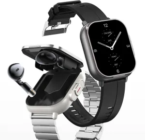 Earbuds, 2 in 1 Bluetooth Smartwatch, nonconformist decorative frontality overt 2.01" HD Screen Smartwatch for Men, Fitness Tracker Sports Smart Watch VBESTLIFE Smart Watch with 