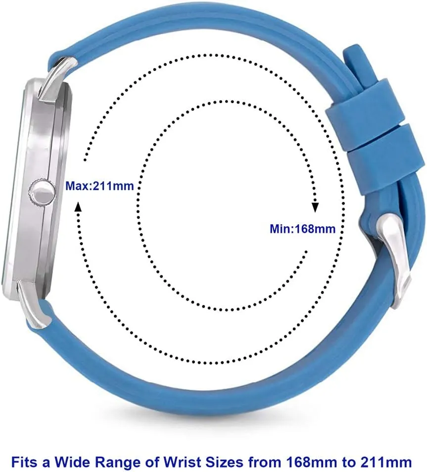 Easy Read Dial Silicone Band Waterproof for Students Doctors Nurses TICCI Unisex Men Women Medical deliver revival belie Quartz Watch Arabic Numerals Military Time 