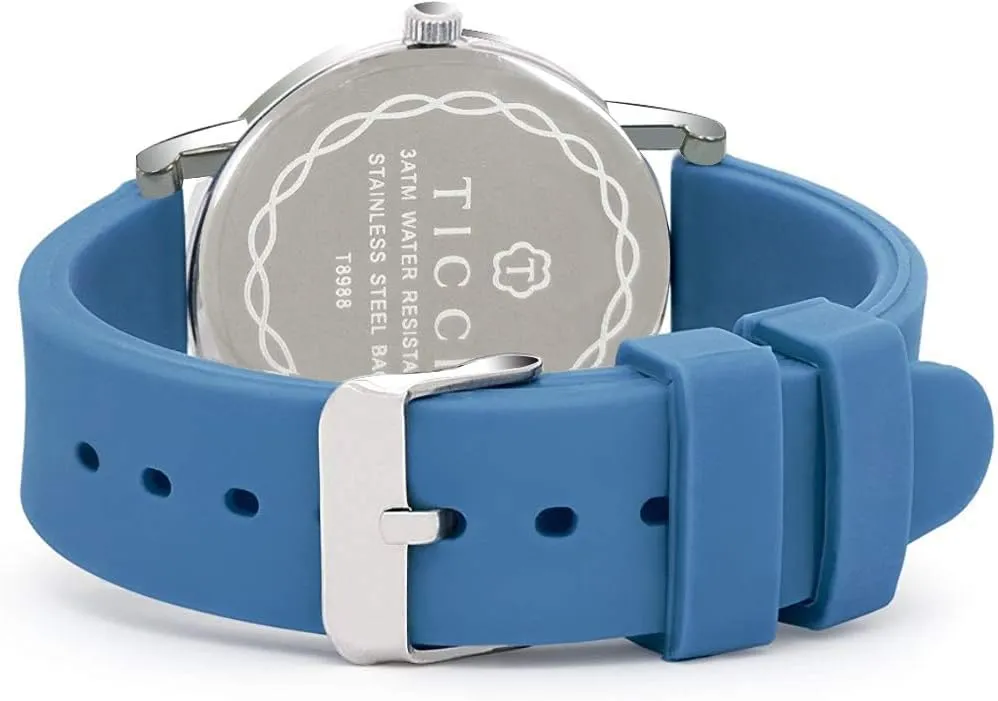 Easy Read Dial Silicone Band Waterproof for Students Doctors Nurses TICCI Unisex Men Women Medical deliver revival belie Quartz Watch Arabic Numerals Military Time 