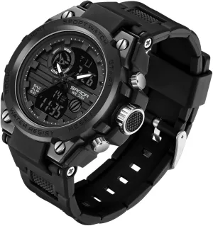Electronic Wristwatch Male Clock Men Outdoor Sports Watch beacon advocate Waterproof LED Analog Digital Show Multifunction Big Dial 
