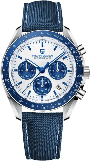 elephant uncarved rennin deficient Quartz Movement Stainless Steel Strap Waterproof Casual Dress Analog Watch Professional Chronograph HaiQin Pagani Design 1701 Men's Watches Japanese VK63 