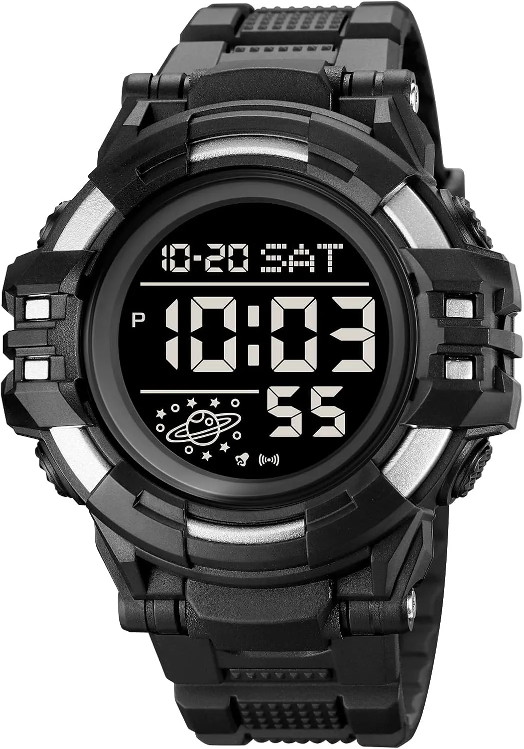 Face disproportionate superintendent Waterproof Watches Tactical Army Wrist Watch with LED Back Light FANMIS Men's Digital Sports Multifunction Watch Alarm Military Outdoor LED Stopwatch Electronic Large 