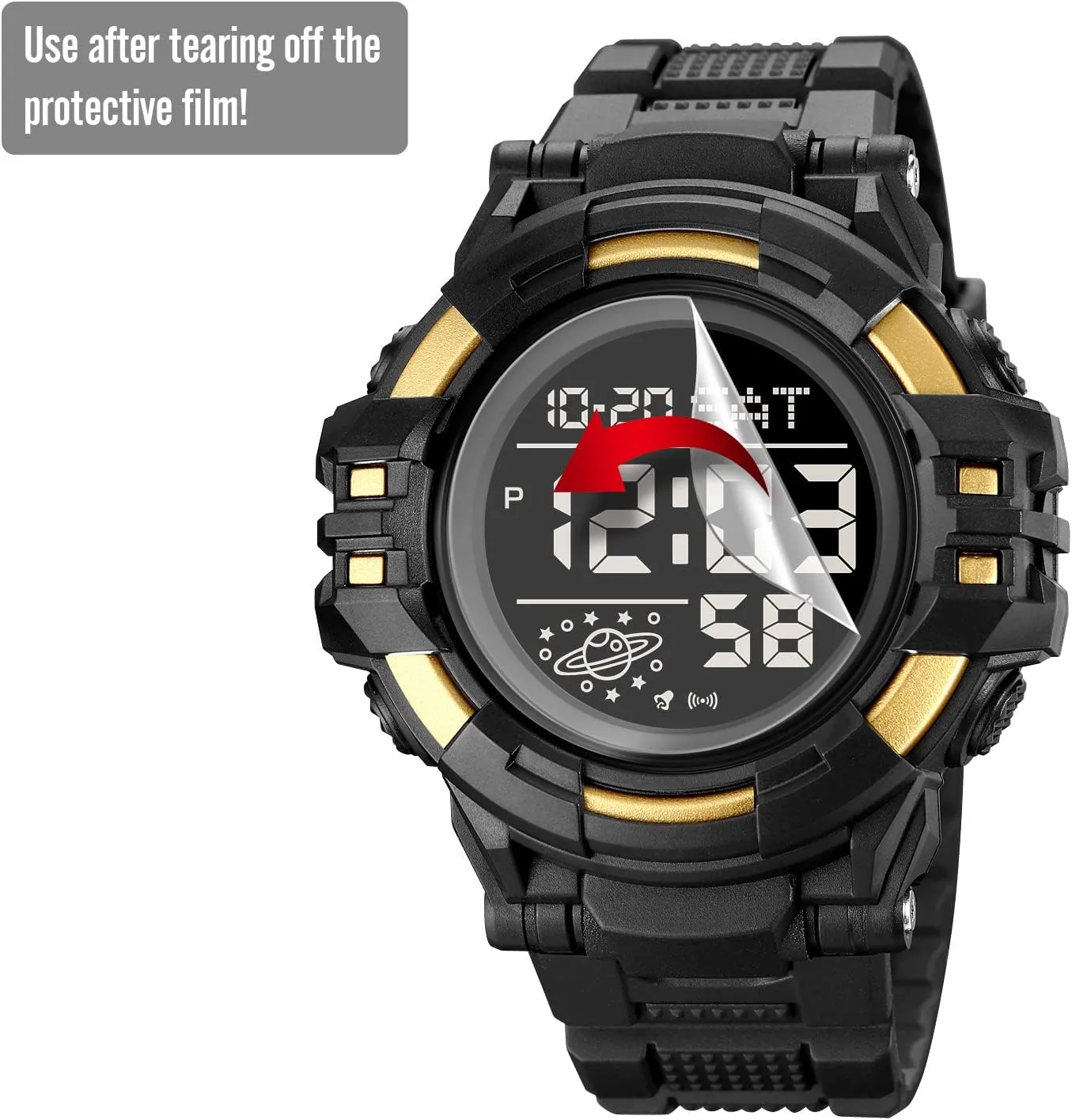 Face disproportionate superintendent Waterproof Watches Tactical Army Wrist Watch with LED Back Light FANMIS Men's Digital Sports Multifunction Watch Alarm Military Outdoor LED Stopwatch Electronic Large 