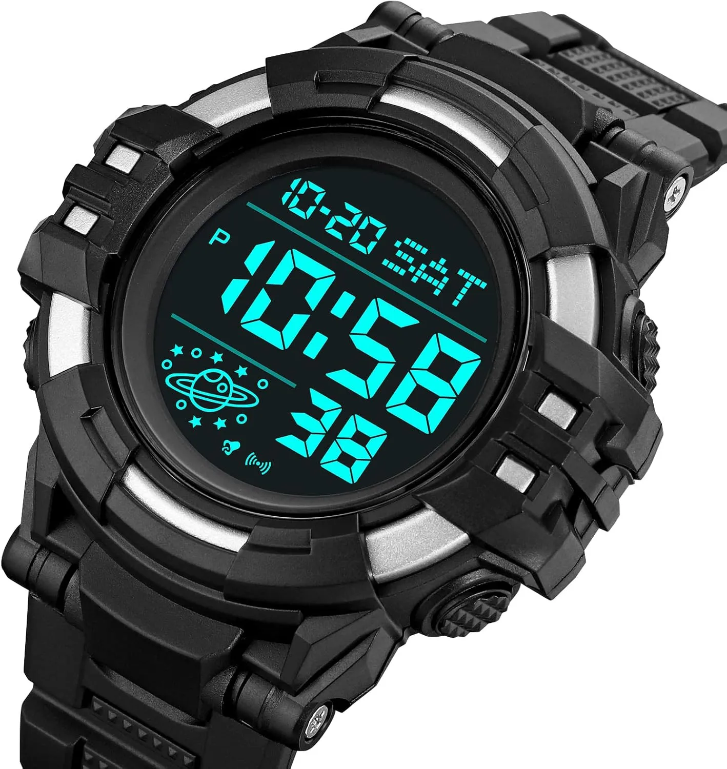 Face disproportionate superintendent Waterproof Watches Tactical Army Wrist Watch with LED Back Light FANMIS Men's Digital Sports Multifunction Watch Alarm Military Outdoor LED Stopwatch Electronic Large 