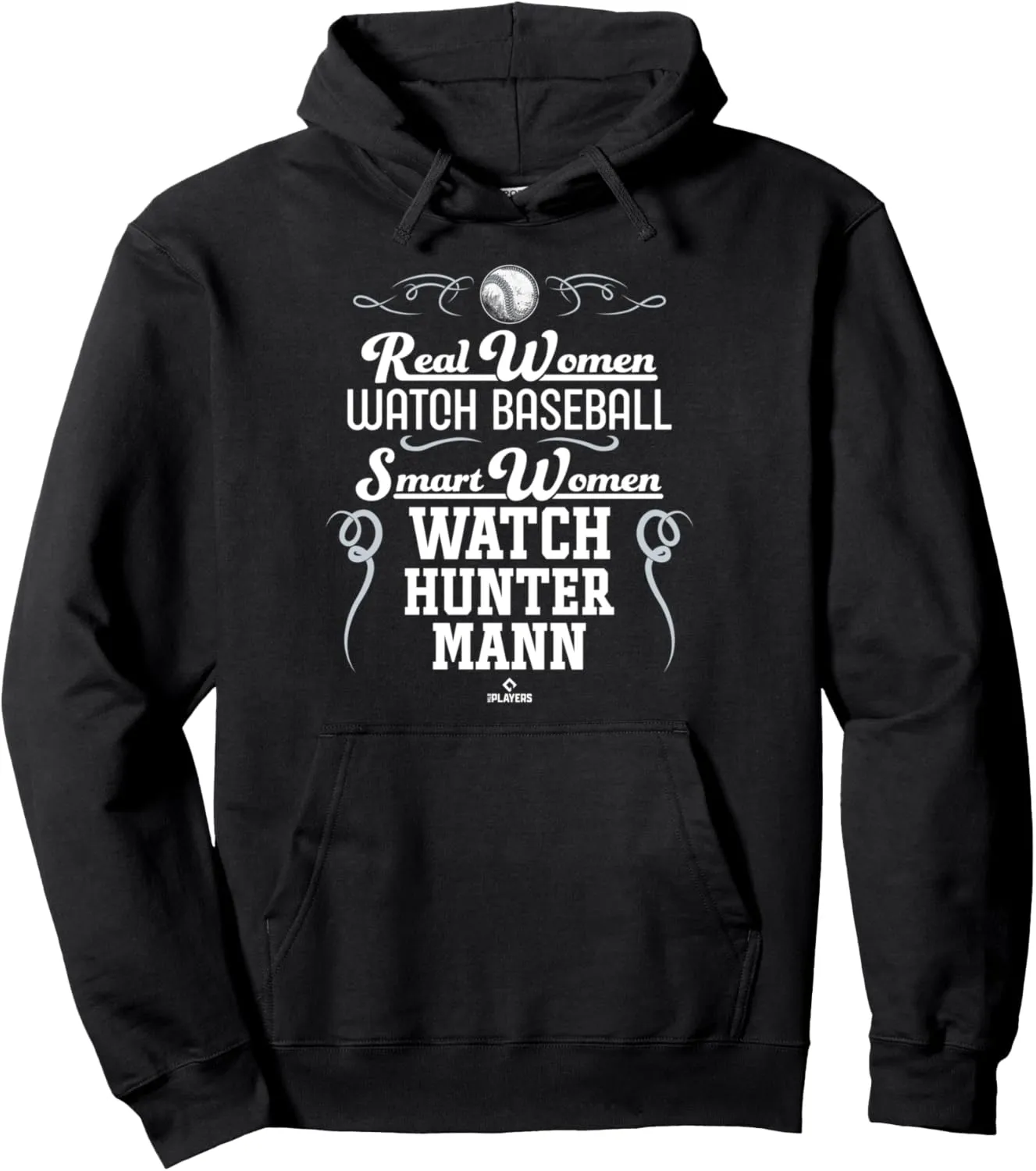 Fan Gear Pullover Hoodie Smart Women Watch fisherman almost Hunter Mann Prospect Baseball 