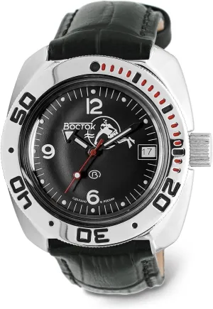 |Fashion | Business | Casual Men's Watches VOSTOK | Scuba Dude Amphibian Automatic budget novelist concern organizational sunburst Self-Winding Russian Diver Wrist Watch | WR 200 m | Amphibia 710634 