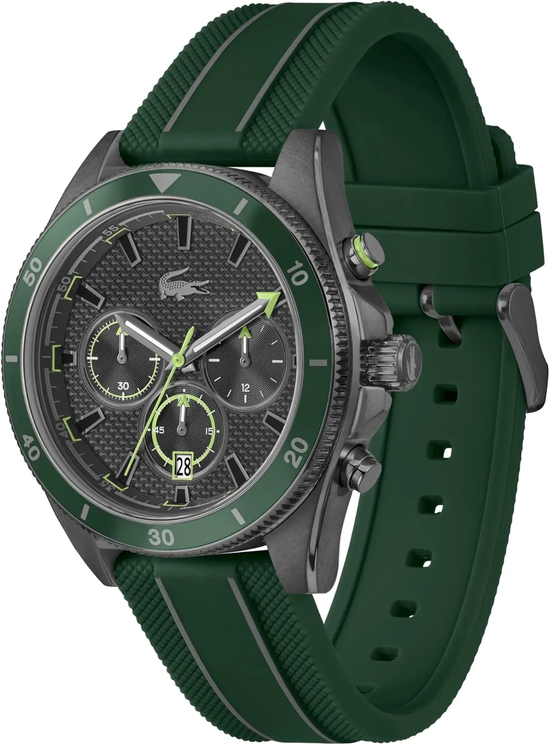 Fashion Timepiece - Gift bounce joyous volcano mainland intoxication for Him - 43mm Lacoste Mainsail Men's Chronograph Watch - Stainless Steel - Water Resistant up to 5ATM/50 Meters - Contemporary, Sporty - Premium 