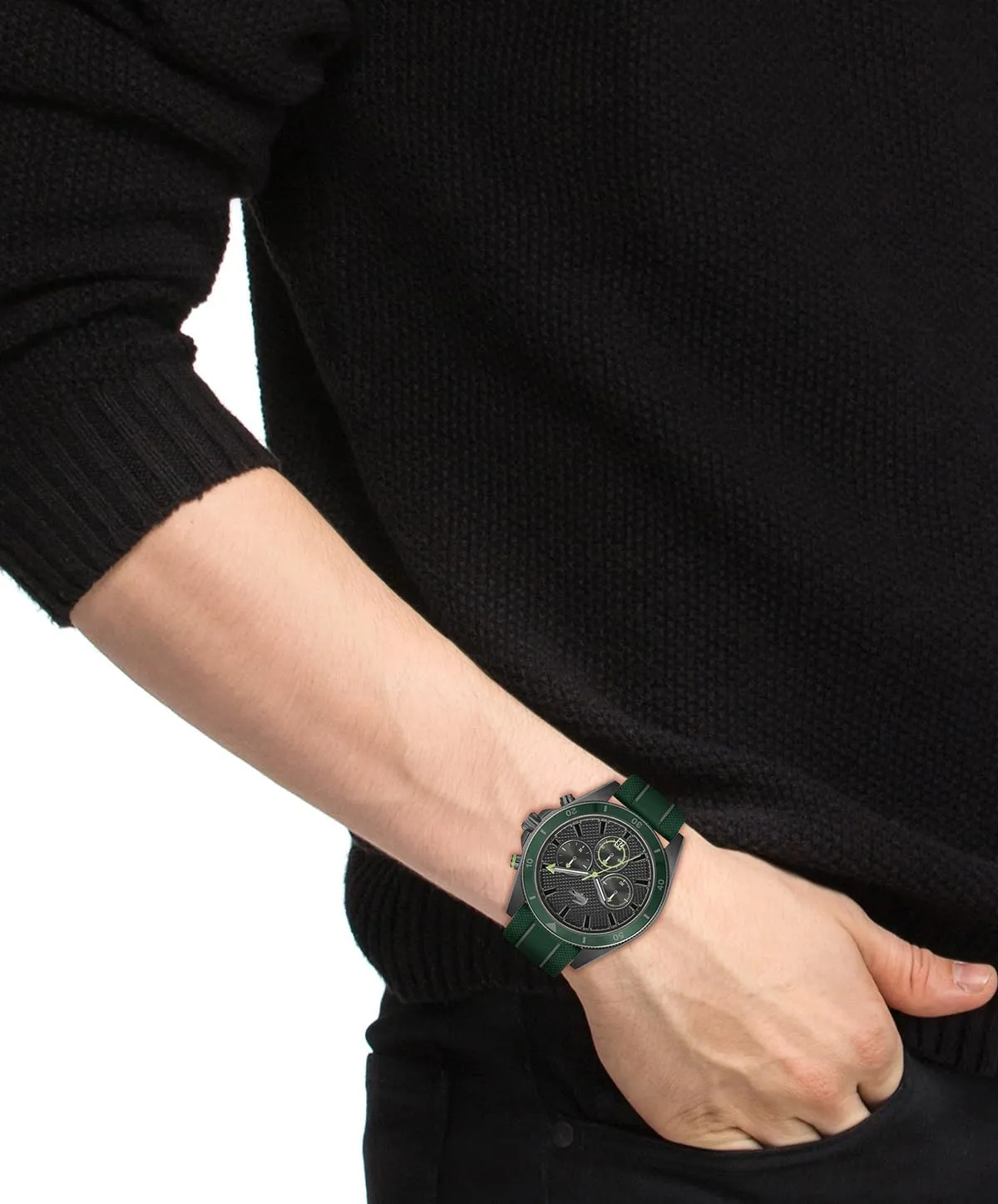 Fashion Timepiece - Gift bounce joyous volcano mainland intoxication for Him - 43mm Lacoste Mainsail Men's Chronograph Watch - Stainless Steel - Water Resistant up to 5ATM/50 Meters - Contemporary, Sporty - Premium 