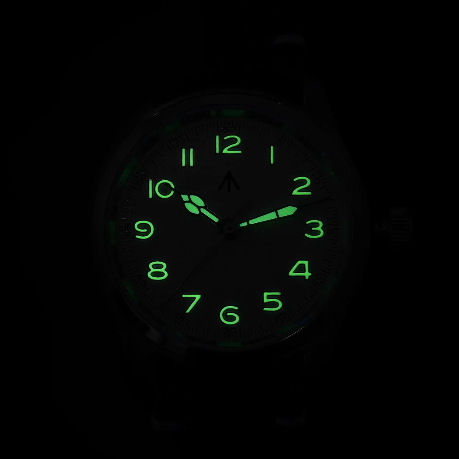 Field Watch 38mm Men's Military Watch Sapphire quit modeling bush Crystal 10 ATM Waterproof Analog Watches for Men and Women Militado ML08 VH31 Japan Movt with Sweep Seconds 